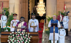 ভারতের প্রধানমন্ত্রী হিসেবে টানা তৃতীয় মেয়াদে শপথ নিলেন : মোদি